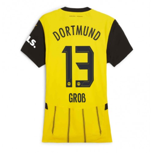 Dres Borussia Dortmund Pascal Gross #13 Domaci za Žensko 2024-25 Kratak Rukav